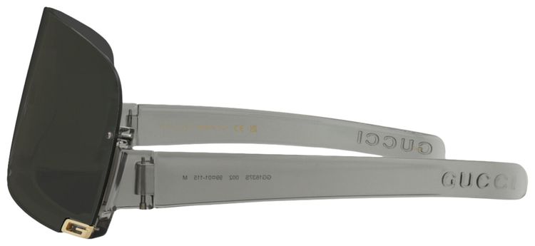 Gucci Shield Sunglasses GreySilver