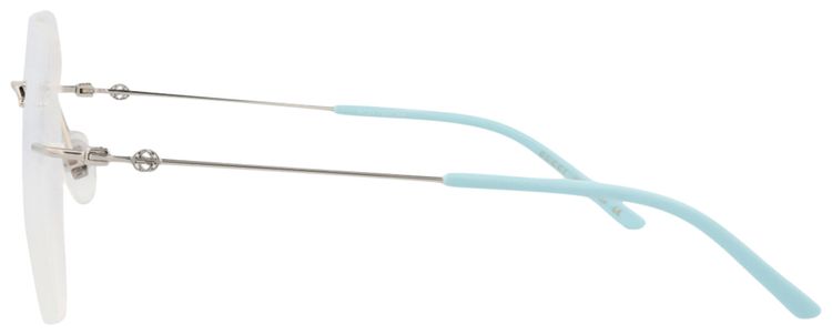 Gucci Square Optical Glasses SilverTransparent
