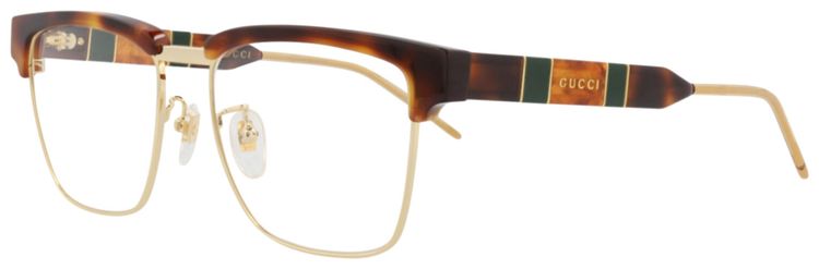 Gucci Square Optical Glasses HavanaTransparent