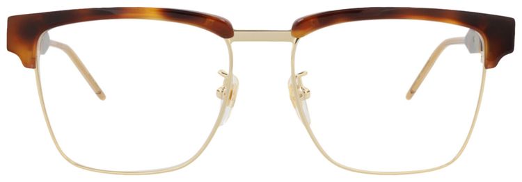 Gucci Square Optical Glasses HavanaTransparent