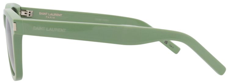 Saint Laurent Square Sunglasses GreenGrey