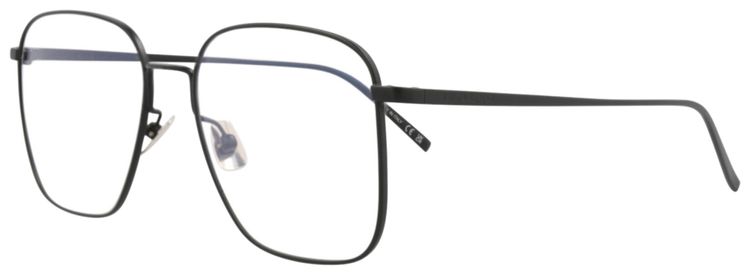 Saint Laurent Square Optical Glasses BlackTransparent