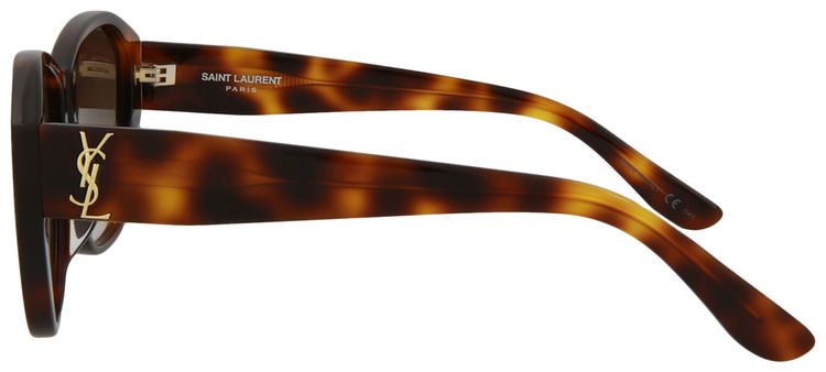 Saint Laurent Round Sunglasses Brown