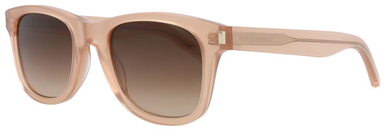 Saint Laurent Square Sunglasses OrangeBrown