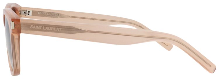 Saint Laurent Square Sunglasses OrangeBrown