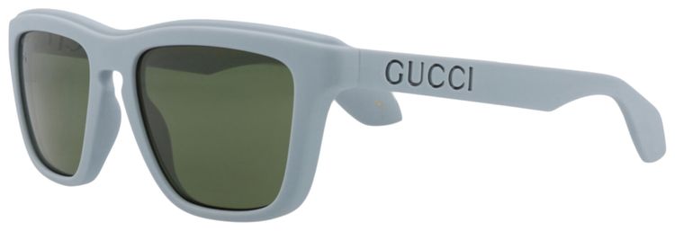 Gucci Square Sunglasses Light BlueGreen