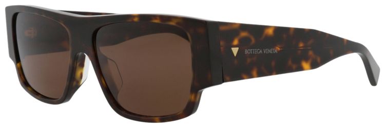 Bottega Veneta Square Sunglasses HavanaBrown