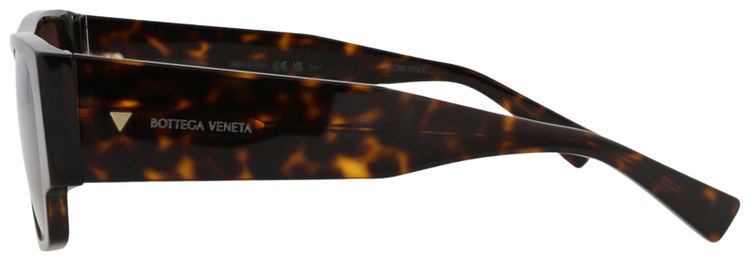 Bottega Veneta Square Sunglasses HavanaBrown