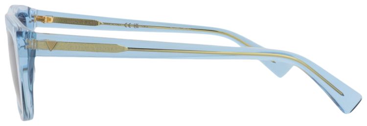 Bottega Veneta Square Sunglasses Light BlueBlue