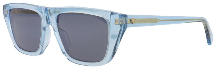 Bottega Veneta Square Sunglasses Light BlueBlue
