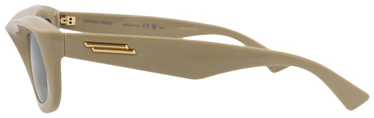 Bottega Veneta Square Sunglasses BrownGrey