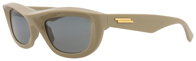 Bottega Veneta Square Sunglasses BrownGrey