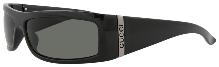Gucci Shield Sunglasses BlackGrey