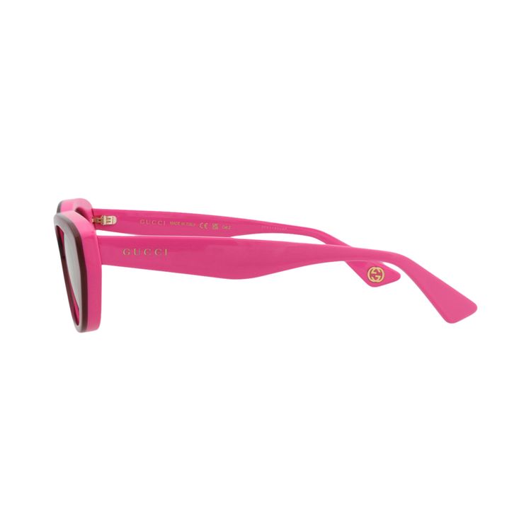 GUCCI GG1638S 003 ? Burgundy/Fuchsia Colorblock Cat Eye Sunglasses.MSRP:$525 Buy Gucci Cat Eye Sunglasses  main image 2