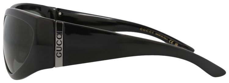 Gucci Shield Sunglasses BlackGrey