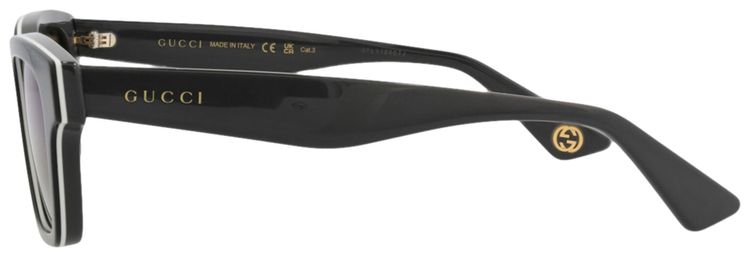 Gucci Square Sunglasses BlackGreyBlue