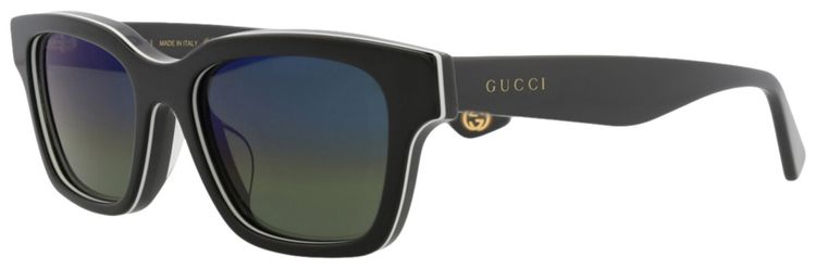 Gucci Square Sunglasses BlackGreyBlue