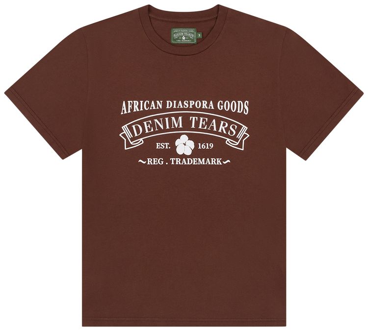 Denim Tears ADG Tee Brown