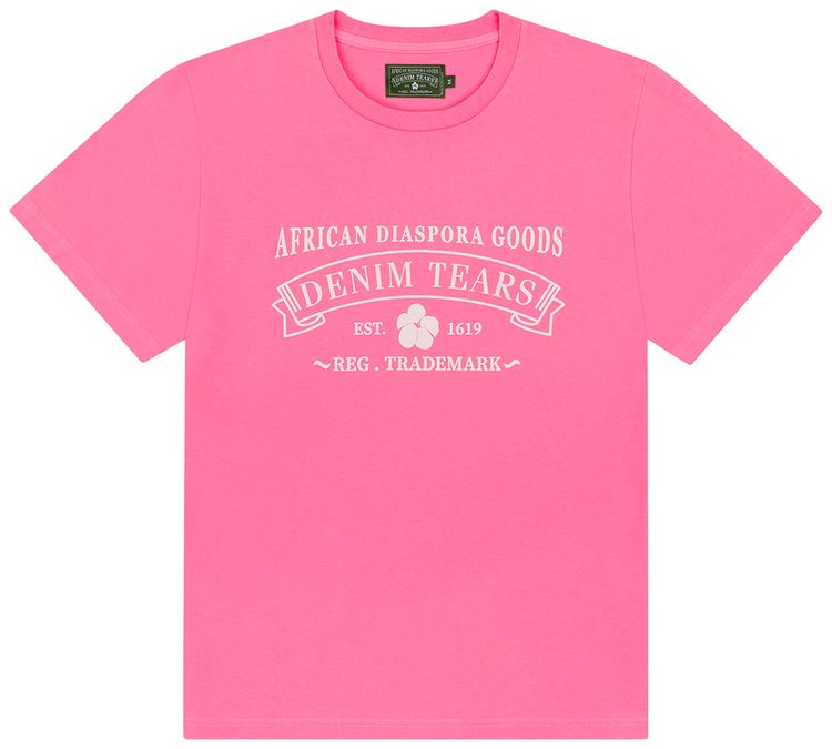 Denim Tears ADG Tee Pink