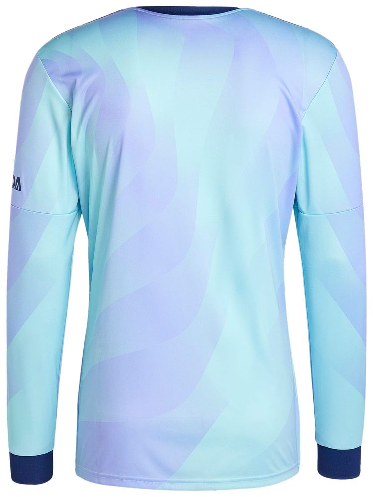 adidas Arsenal 2425 Long Sleeve Third Jersey Clear AquaLight Flash Purple