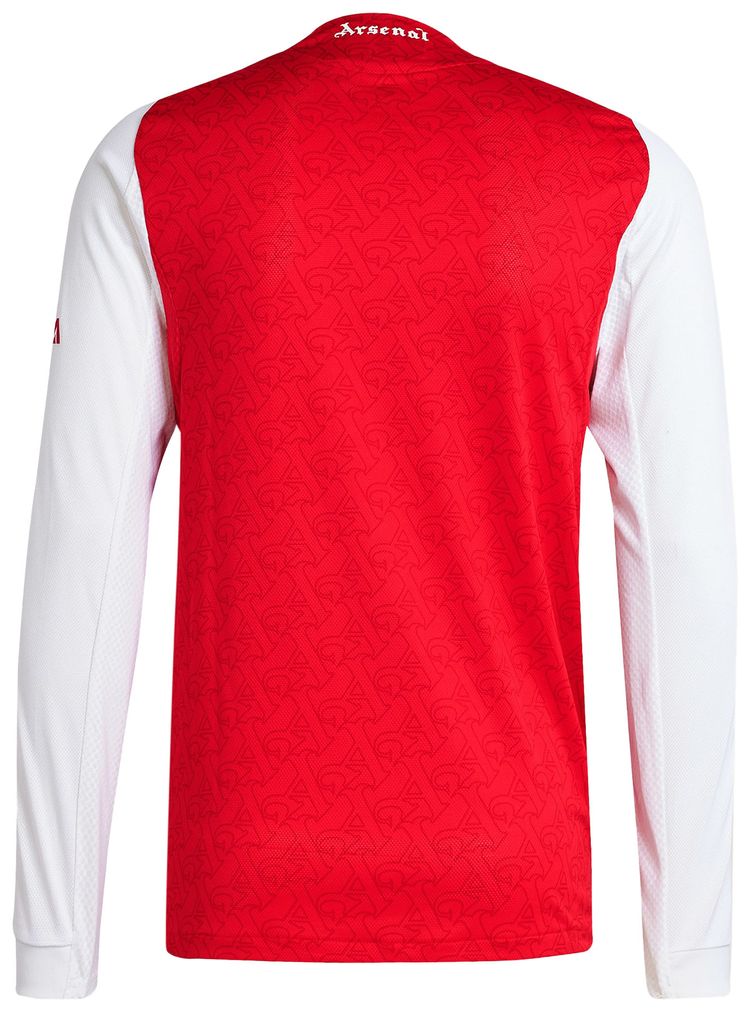 adidas Arsenal 2526 Long Sleeve Home Authentic Jersey Better ScarletWhite