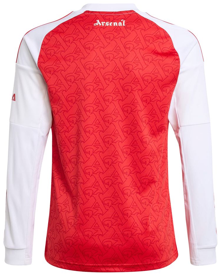 adidas Arsenal 2526 Long Sleeve Home Jersey Better ScarletWhite