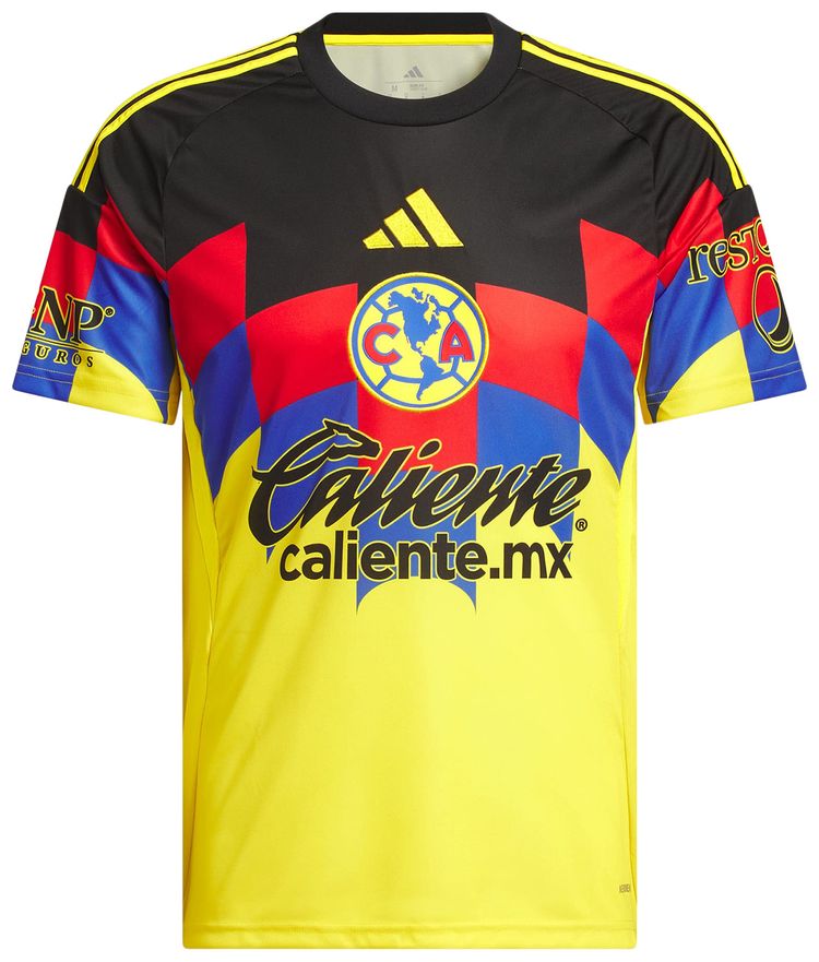 adidas Club America 2526 Home Jersey Yellow