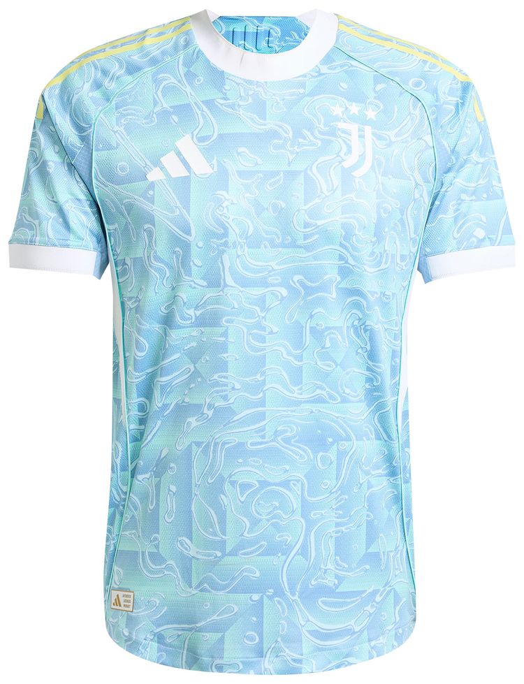 adidas Juventus 2526 Away Authentic Jersey Ash Blue