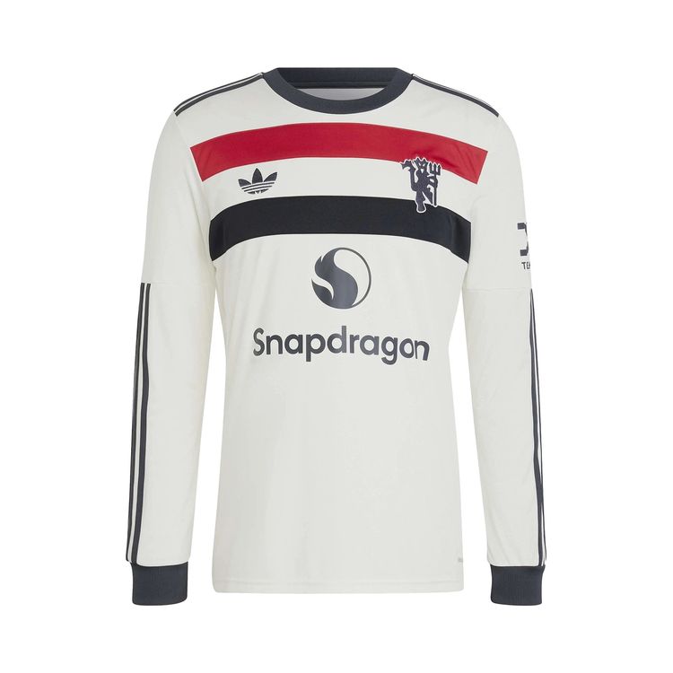 adidas Manchester United 2425 Long Sleeve Third Jersey Off White