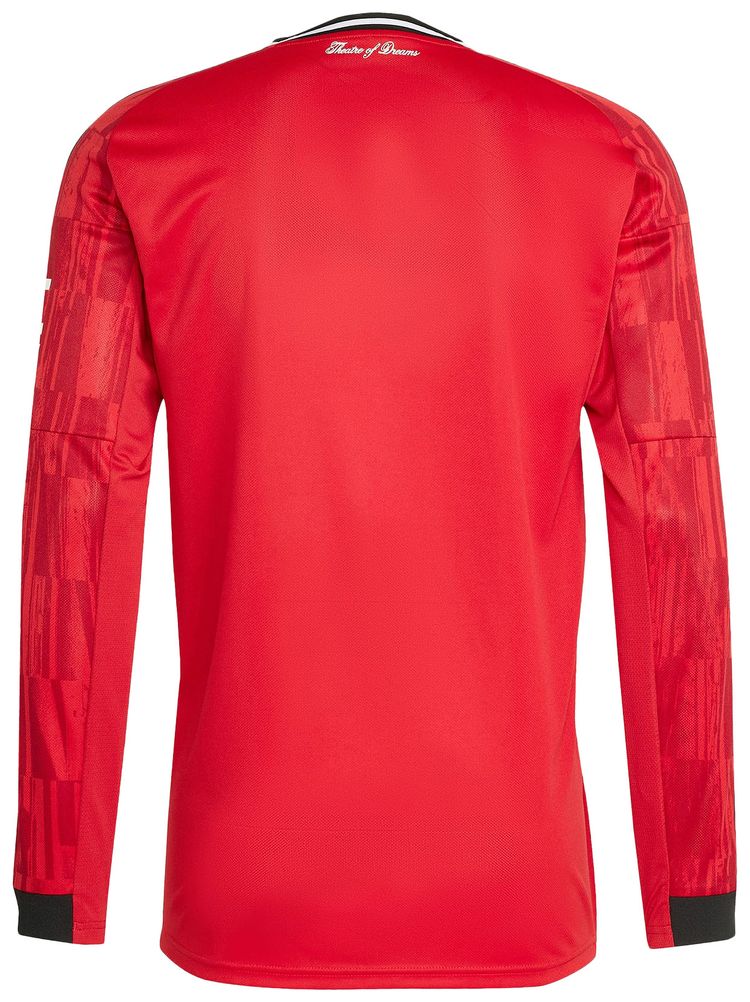adidas Manchester United 2526 Long Sleeve Home Jersey Mufc Red