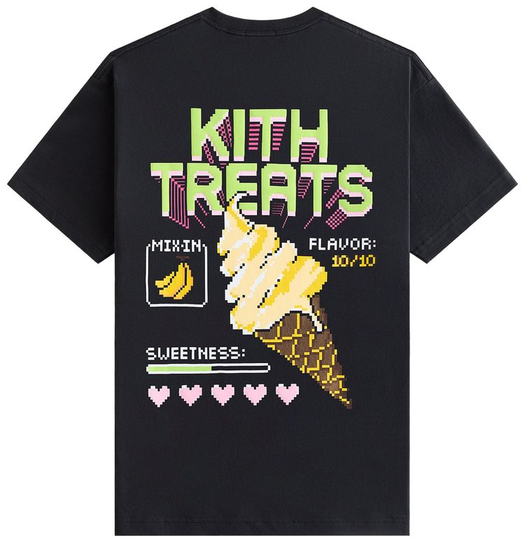 Kith Treats Banana Arcade Tee Black