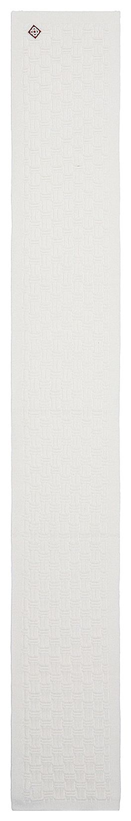 Casablanca Column Stitch Scarf White