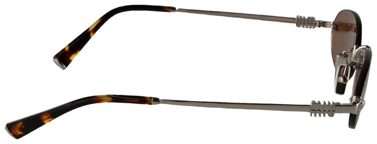 Miu Miu Oval Sunglasses Chocolate Brown