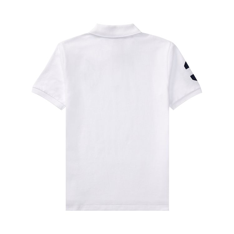 Polo Ralph Lauren Kids Short Sleeve Big Pony Mesh Polo White