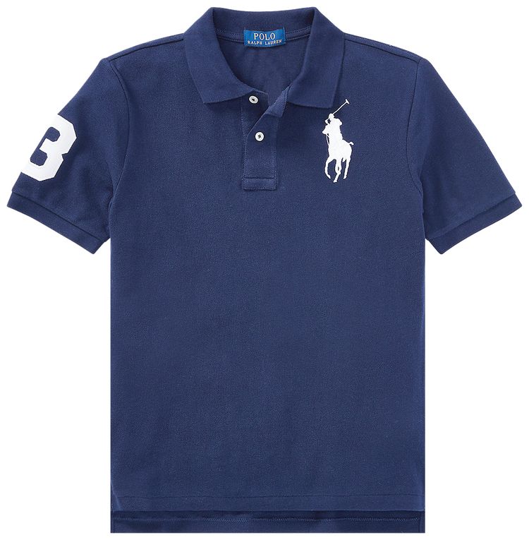 Polo Ralph Lauren Kids Short Sleeve Big Pony Mesh Polo Refined Navy