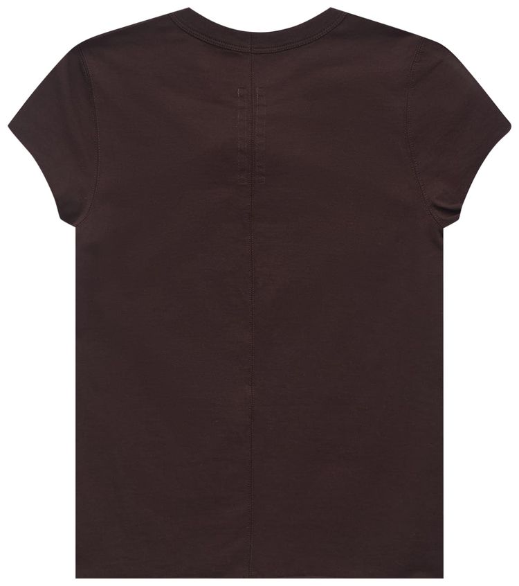 Rick Owens Cropped Level T Shirt Dark Dust