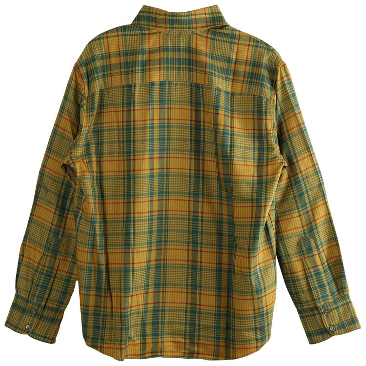 The Elder Statesman Plaid Pashmina Big Shirt Sunshine
