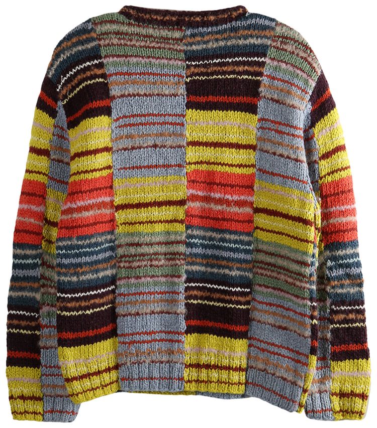 The Elder Statesman Patchwork Scrap Crew Multicolor