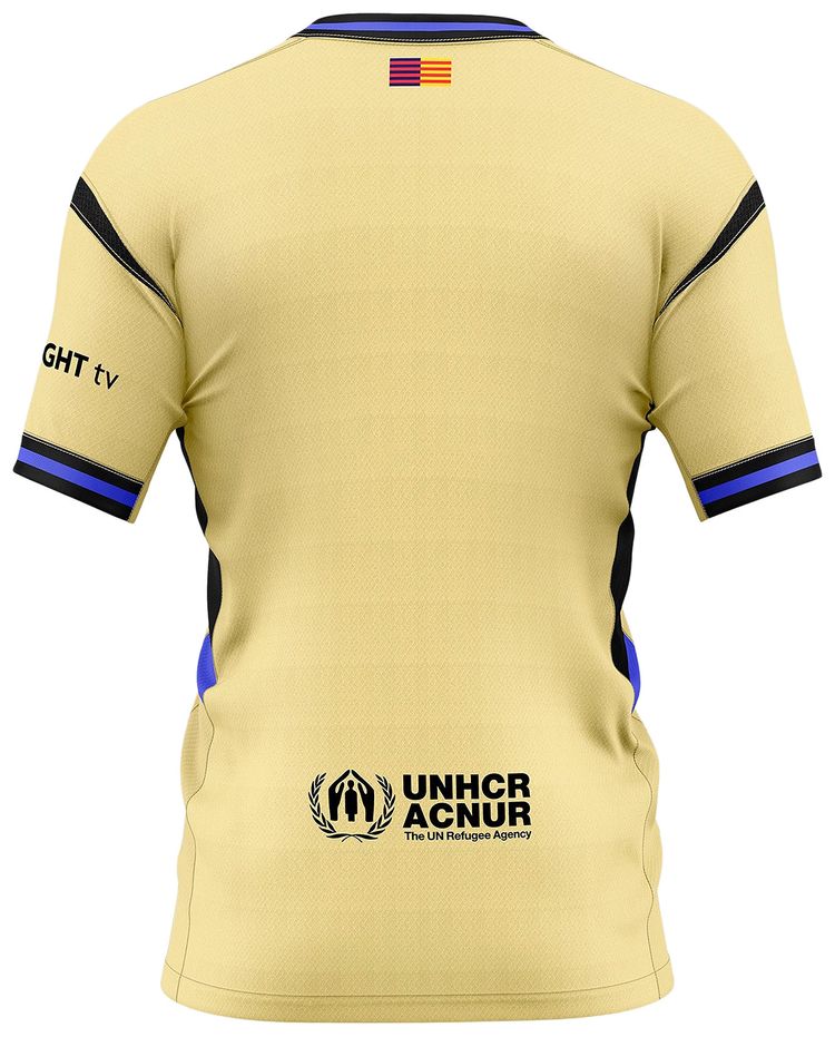 Nike x Kobe FC Barcelona 202526 Stadium Away Jersey Team GoldTeam GoldPersian VioletBlack