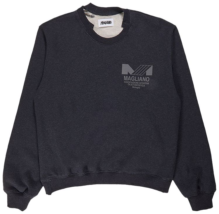 Magliano Polisportiva Crewneck Sweatshirt Black