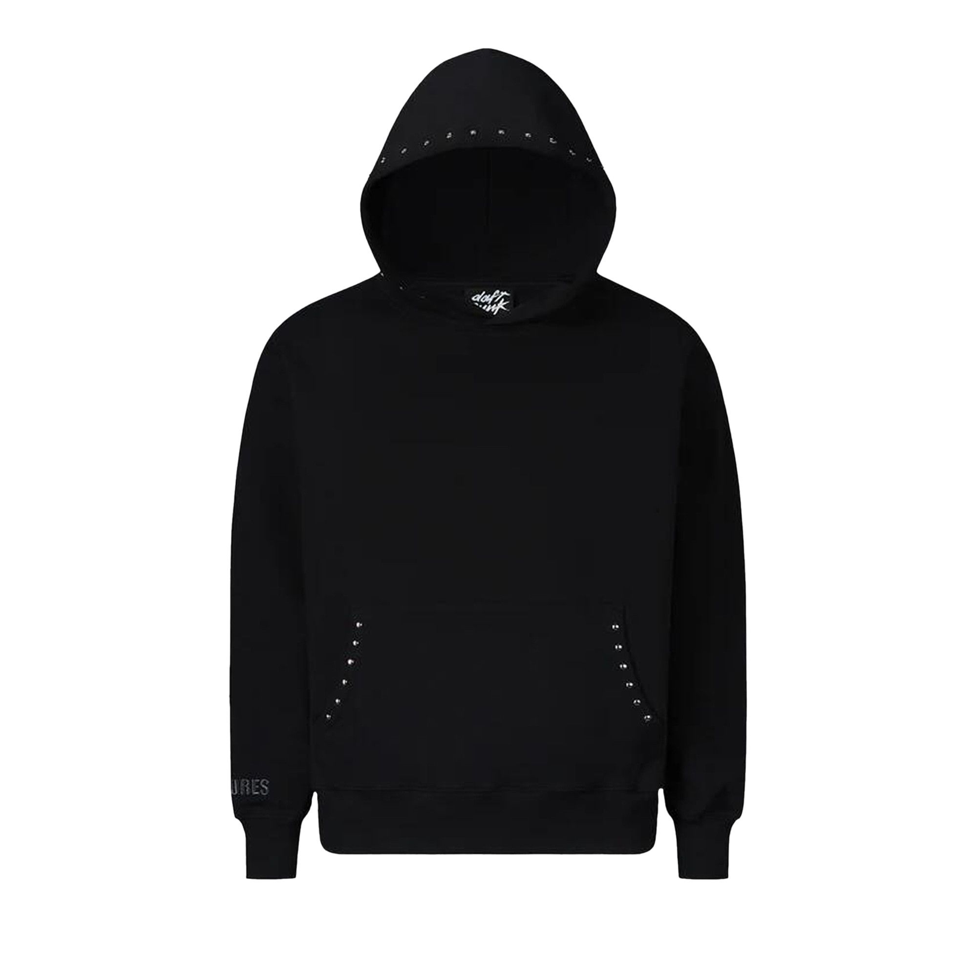 Buy Pleasures Lucky Studded Hoodie 'Black' - P25DP004 BLAC | GOAT