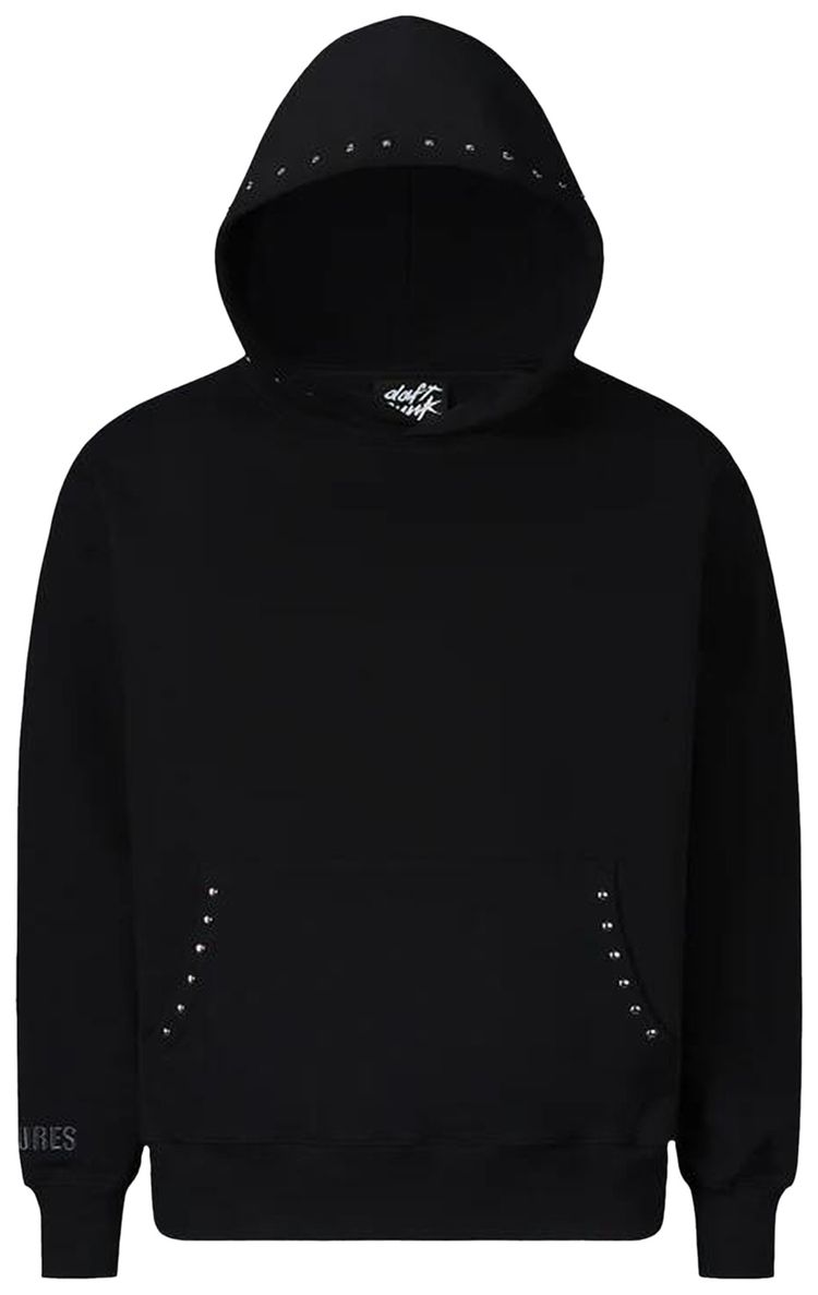 Pleasures Lucky Studded Hoodie Black