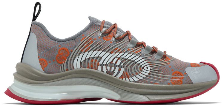 Gucci Run Sneaker Grey Orange