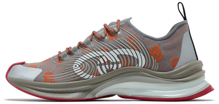 Gucci Run Sneaker Grey Orange