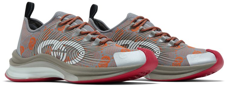Gucci Run Sneaker Grey Orange