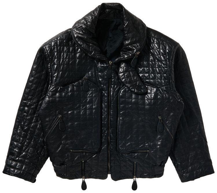 Issey Miyake Quilted Jacket Black