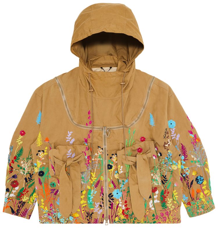 Louis Vuitton Runway Flower Jacket Beige