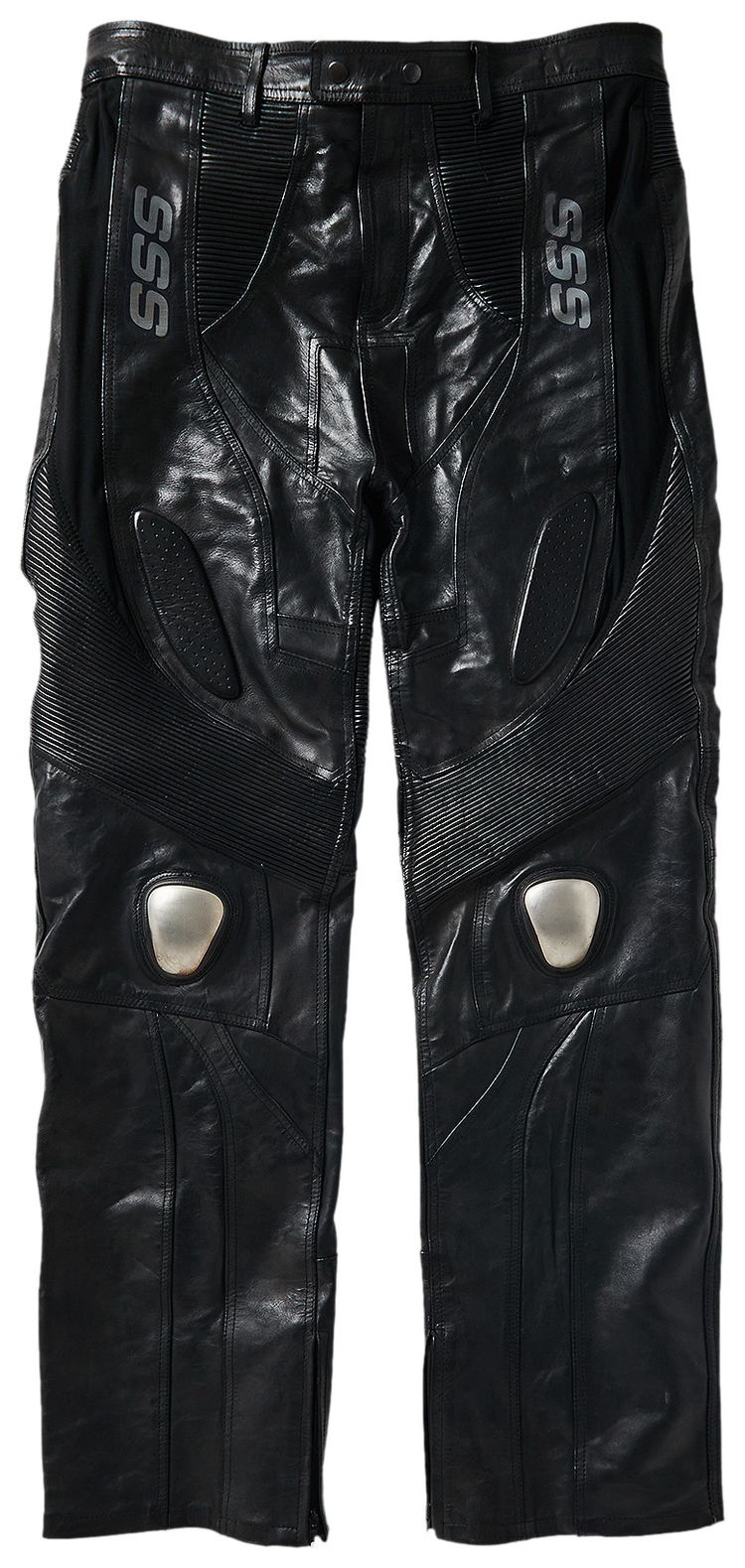 MISERE MODERNE Baha Rally Moto Leather Pants Black