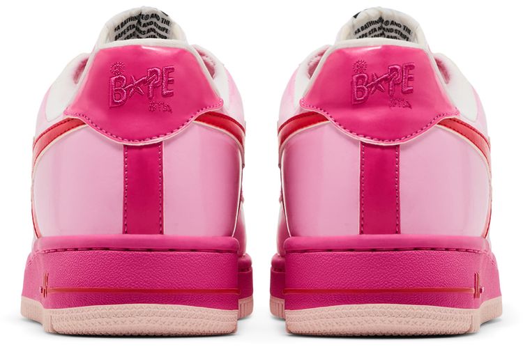 Kaws x Bapesta FS 029 Low Chompers   Pink