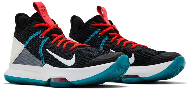 Nike LeBron Witness 4 Black Red Glass Blue